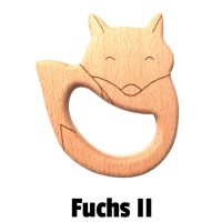 Beißanhänger Holz Fuchs II